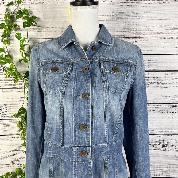 Ralph Lauren Denim Jean Jacket size Small Classic Pockets Casual Western Texan - Picture 3 of 15